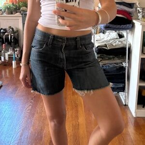 Levi's Dark Denim Jean Shorts